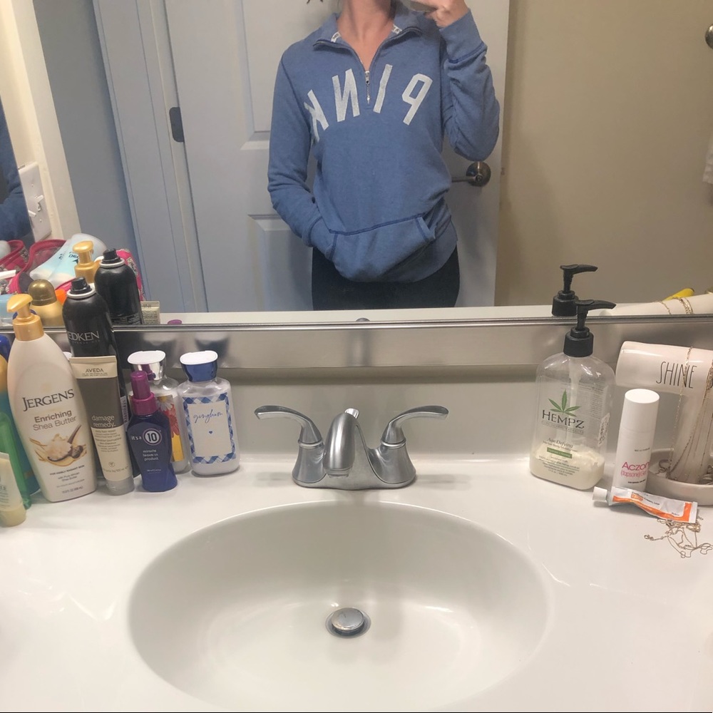 Pink Quarter Zip